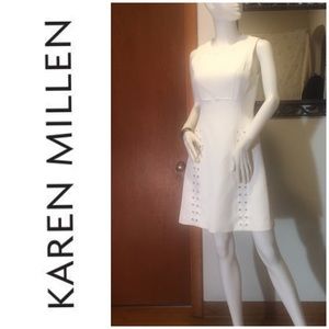 Karen Millen White Cocktail Dress Size 10